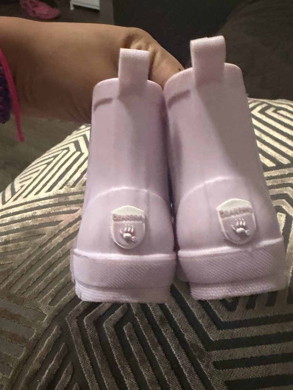 Kids Pink Chelsea Rain Boots - Soft Pink